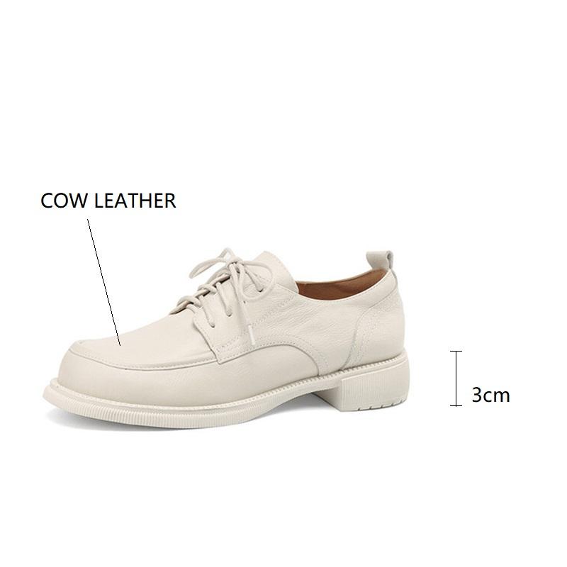 Мода 2024 Новая весна Натуральная кожа Женская обувь Круглый носок Женские туфли-лодочки Женская обувь Низкий каблук Лоферы Женская обувь Zapatos De Mujer