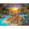 Happy Puzzle Beach Tiger Jigsaw Puzzle HP1006, популярные корейские головоломки