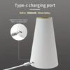 LED Simple Modern Table Lamp, Touch Control Dimmable Eye Protection, USB Charging, for Bedroom Bedside, Dining Table Decoration