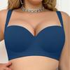 European and American Style Seamless Memory Wire Plus Size Bra Thin Adjustable Push-up Bra