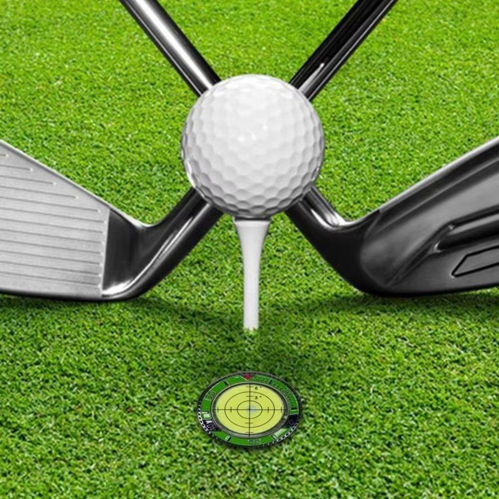 Ball Marker Golf Slope Meter High Precision Golf Spirit Level Golf Tools Leveler Gift for Golfers