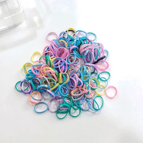100 шт резинки для домашних животных, разноцветные, высокоэластичные резиновые эластичные бантики для волос для домашних животных для кошек