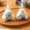 50Pcs Cartoon Triangle Rice Ball Packaging Bag Stickers Seaweed Gift Bag Sushi Bag Japanese Cuisine Making Bento Accessories
