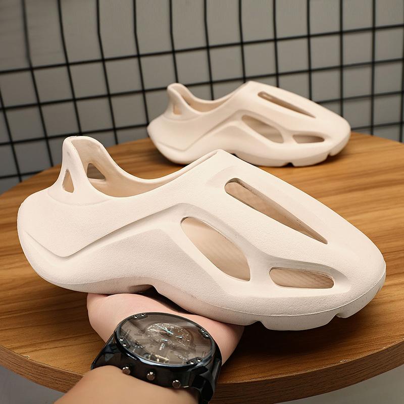 Fashion Sandals Mens Slippers Summer EVA Sandals Man Shoes Brand Beach Platform Slides Unisex Hollow Sandals Men Casual Shoes Flip Flops
