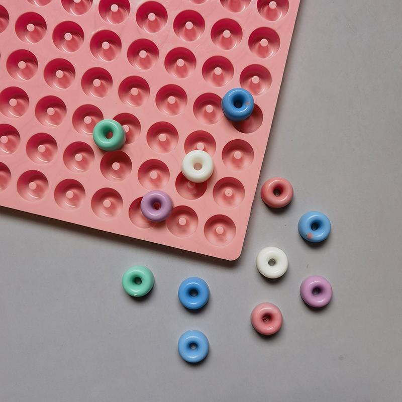 1 шт. 64 полости мини-пончики силиконовые формы DIY шоколадные конфеты форма для кексов желе жевательные твердые конфеты форма для выпечки