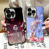Цветочный Череп Цветок Скелет Покрытие Чехол для Телефона Для Iphone 16 17 Pro Max Air 16E 14 15 Plus 12 13 Mini Противоударный Подушка Безопасности Чехол