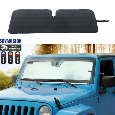 Для Jeep Wrangler TJ JK 1997-2017 автомобильный солнцезащитный козырек на переднее лобовое стекло с защитой от УФ-лучей, солнцезащитный козырек для окна, защитная крышка
