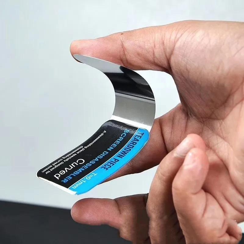 1-5 шт. 0,1 мм Планшет Мобильный телефон Изогнутый ЖК-экран Спуджер Инструменты для вскрытия и поддевания Ультратонкий Гибкий Металлический