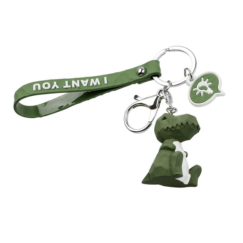 Креативный ПВХ силиконовый геометрический вырез автомобильная сумка кулон брелок подарок подарок кожаная веревка брелок