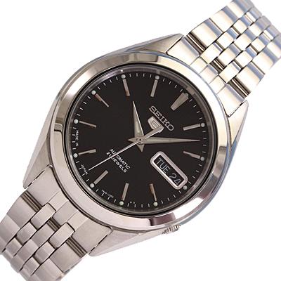 SEIKO SEIKO5 SNKL23J SNKL23J1 Аналоговый механический (Автоматический) День/Дата Черный Серебристый