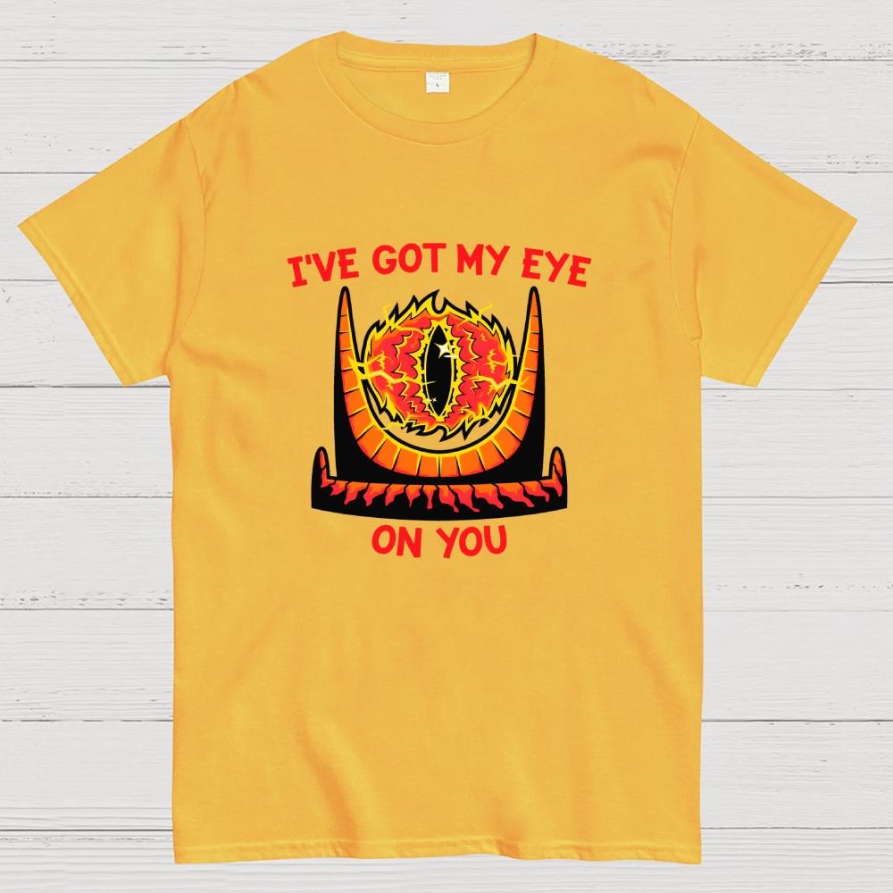 Ive Got My Eye On You Cotton Casual Cool Loose T-Shirt