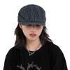 Clape Hunting Newsboy Newsboy Bird Hunting Striped Cotton Casual Commuter Stylish Unisex Work Cap Men's Cap, Cap, Cap, Cap, Beret, Cap, Gentleman's