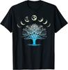 Tree Of Life Spiritual Shirt Moonphases Yoga Unisex T-Shirt