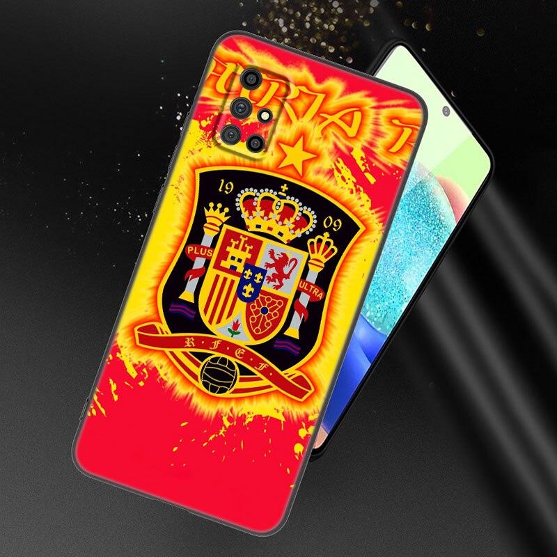 Чехол для телефона с испанским флагом для Samsung Galaxy A21 A30 A50 A52 S A13 A22 A32 A33 A53 A73 5G A11 A12 A31 A51 A70 A71 A72