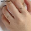 Регулируемое кольцо с цирконием для женщин, простые модные нежные подарочные украшения для вечеринок