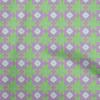 oneOone Ткань Cotton Flex Light Green с геометрическим узором и ромбами, вышитая крестиком, напечатанная ткань по ярдам 40 дюймов