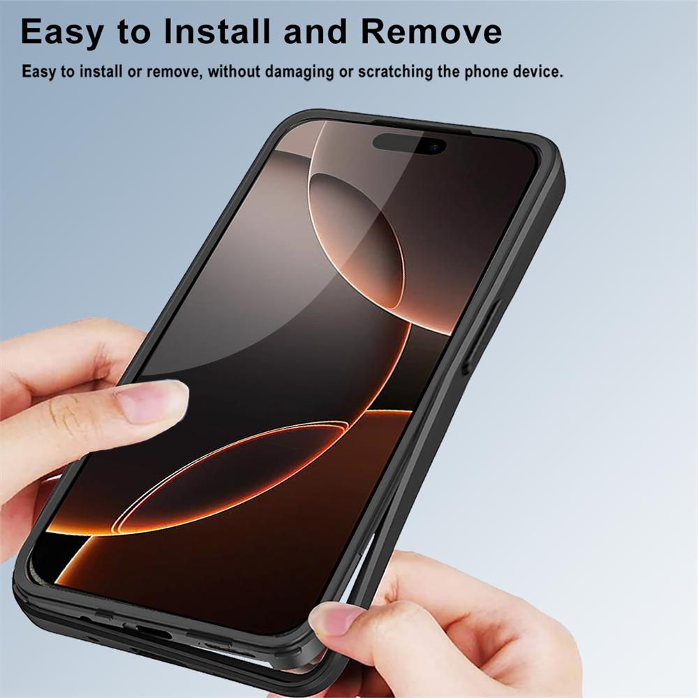 Чехол для телефона с полной защитой на 360° Magsafe для iPhone 16 15 13 11 14 12 Pro Max 16 15 Plus Funda Беспроводная зарядка Противоударный чехол