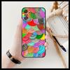 Art Flowers Banana Leaf Phone Case For Xiaomi Redmi 11 Lite Pro Ultra 10 9 8 MIX 4 FOLD 10T Black Cover Silicone Back Prett