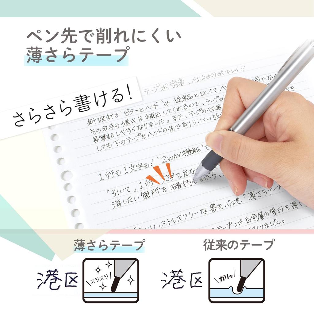 Plus Correction Tape одноразовый компактный пастообразный 5 цветов набор ширина 5 мм WH-1805-P