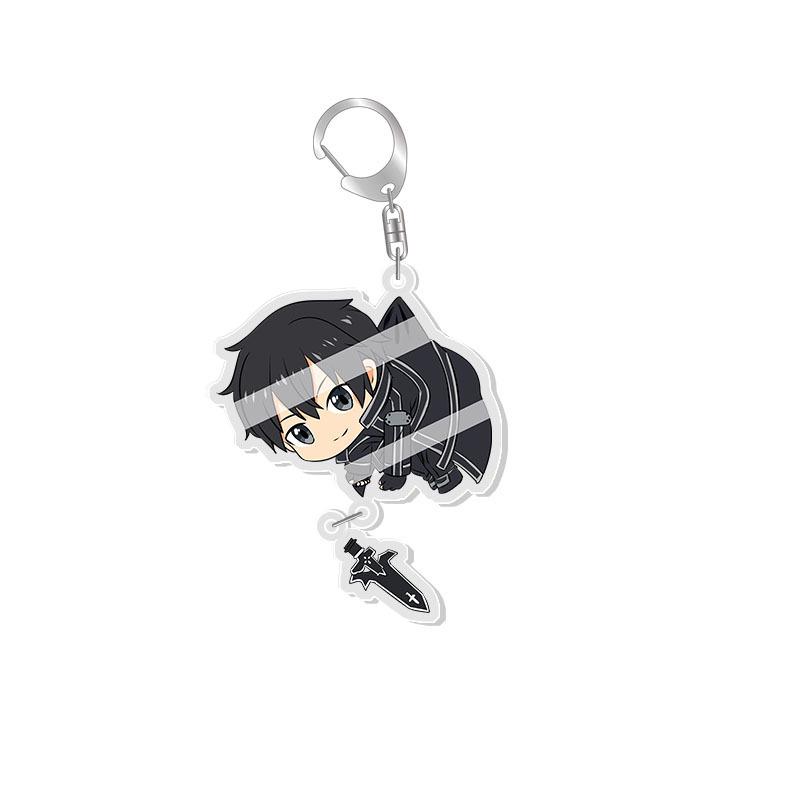 Акриловый брелок Sword Art Online: Асуна, Синон, Кирито Аниме Шарм