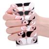 French Tip Gels Nail Strips Glittering Gels Nail Sticker Lovely Nail Polish Strips Gels Nail Wrap Nail Art Sticker