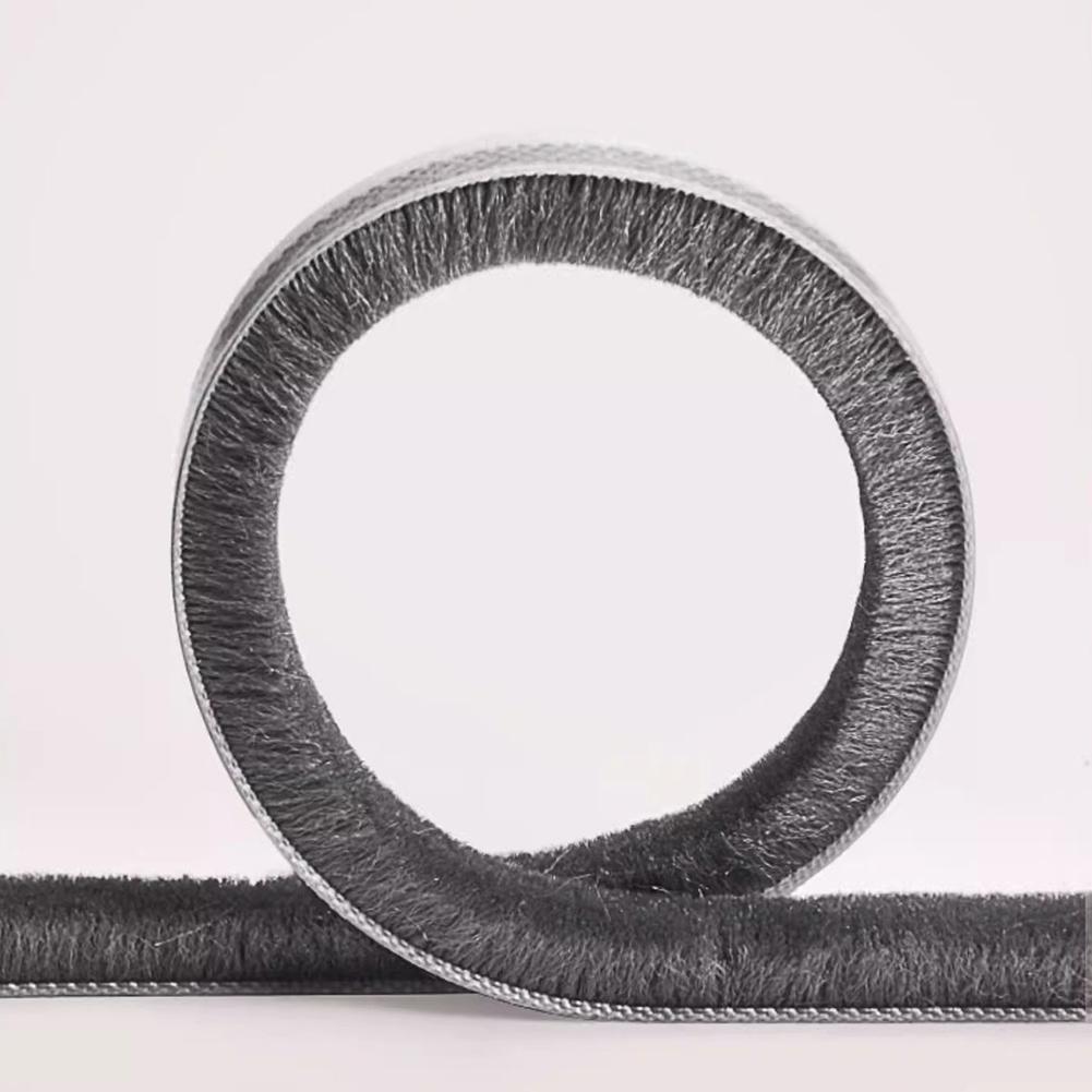 Door Bottom Seal Strip Under Door Draft Stopper Door Bottom Seam Sealing Strip Brush Weatherstrip Anti-Cold Gap Blocker Hardware