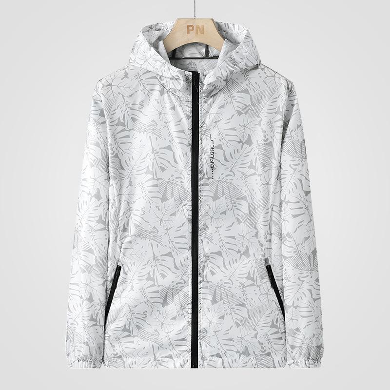 Мужская летняя солнцезащитная одежда Ice Silk, легкая и тонкая спортивная куртка для мужчин, повседневная мужская одежда