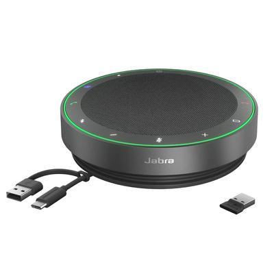 Jabra Спикерфон Speak2 75 Link 380a с донглом конференция с расширенным шумоподавлением проводной и беспроводной MS формированием луча сверхширокополосный 65 мм USB C