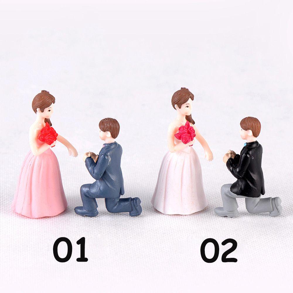 Boy Home Decoration Proposing Wedding Doll Couple Figurines Ornaments Marriage Lover Miniatures