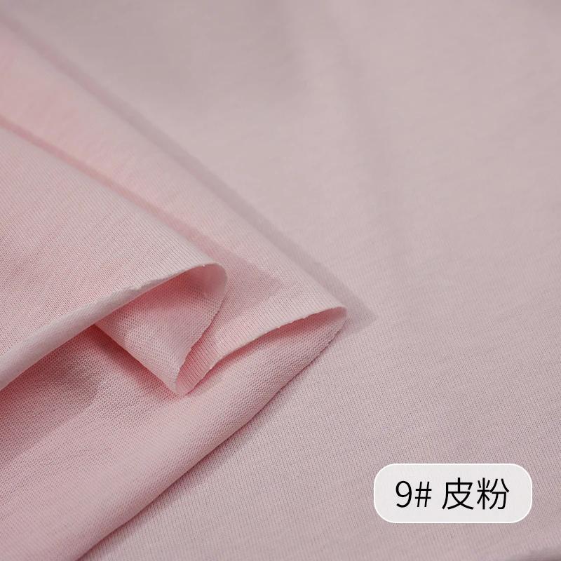 185x50см Мягкая Дышащая Чистый Хлопок Трикотажная Ткань для Изготовления Футболок, Базовых Рубашек, Платьев, Ткани для Одежды Ручной Работы DIY K302986