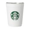 Starbucks 2-Way Stainless Steel Cup/Holder, Matte White, 355ml, White Cup, 2-Way