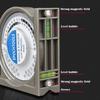 Magnetic Mini Level Meter High-Precision Angle Gauges Portable Mini Protractor  Roof Pitch