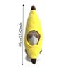 Creative Plush Fruits Hat Cute Banana Head Cover Costume Accessories Yellow Banana Cap  Photo Props