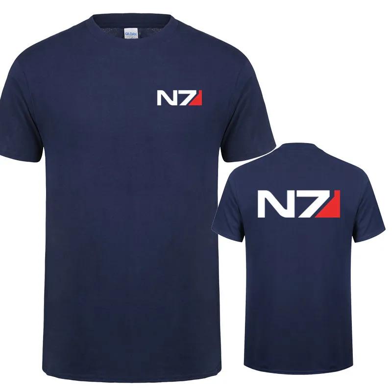 Mass Effect N7 Battle Uniform T Shirt Unisex Polyester Breathable Top for Sports Casual Wear Easy to Maintain Clothes Eur Size