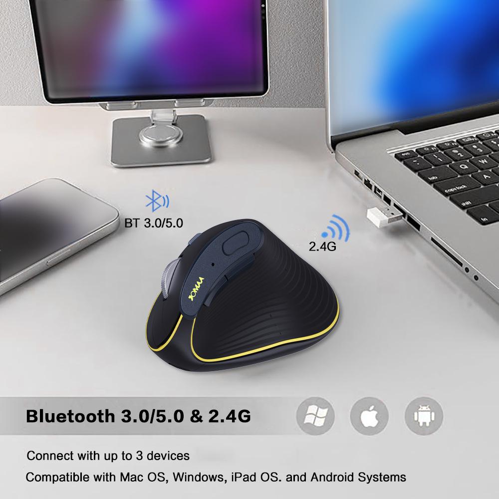 Беспроводной Bluetooth-набор клавиатуры и мыши для планшетов, ноутбуков и офиса - Бесшумная версия от JOMAA, Разработан для девушек