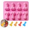 Non-stick Cake Mold Flexible Food Grade Unique Sexy Penis Ice Cube Mold Household Supplies