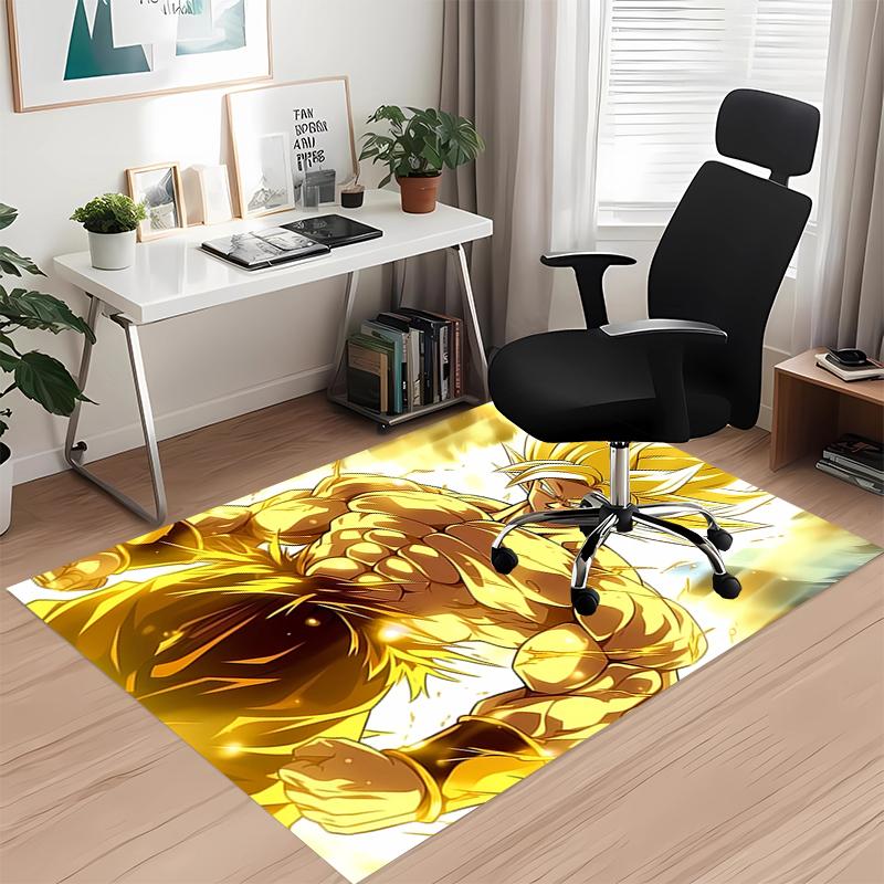 Dragon Ball Printed Carpet, for Office Chair Living Room Bedroom Kitchen Room Decor Gifts.