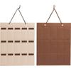 2Pcs Felt Eyeglasses Stand Holder Wall-Mounted Glasses Organizer  Rack