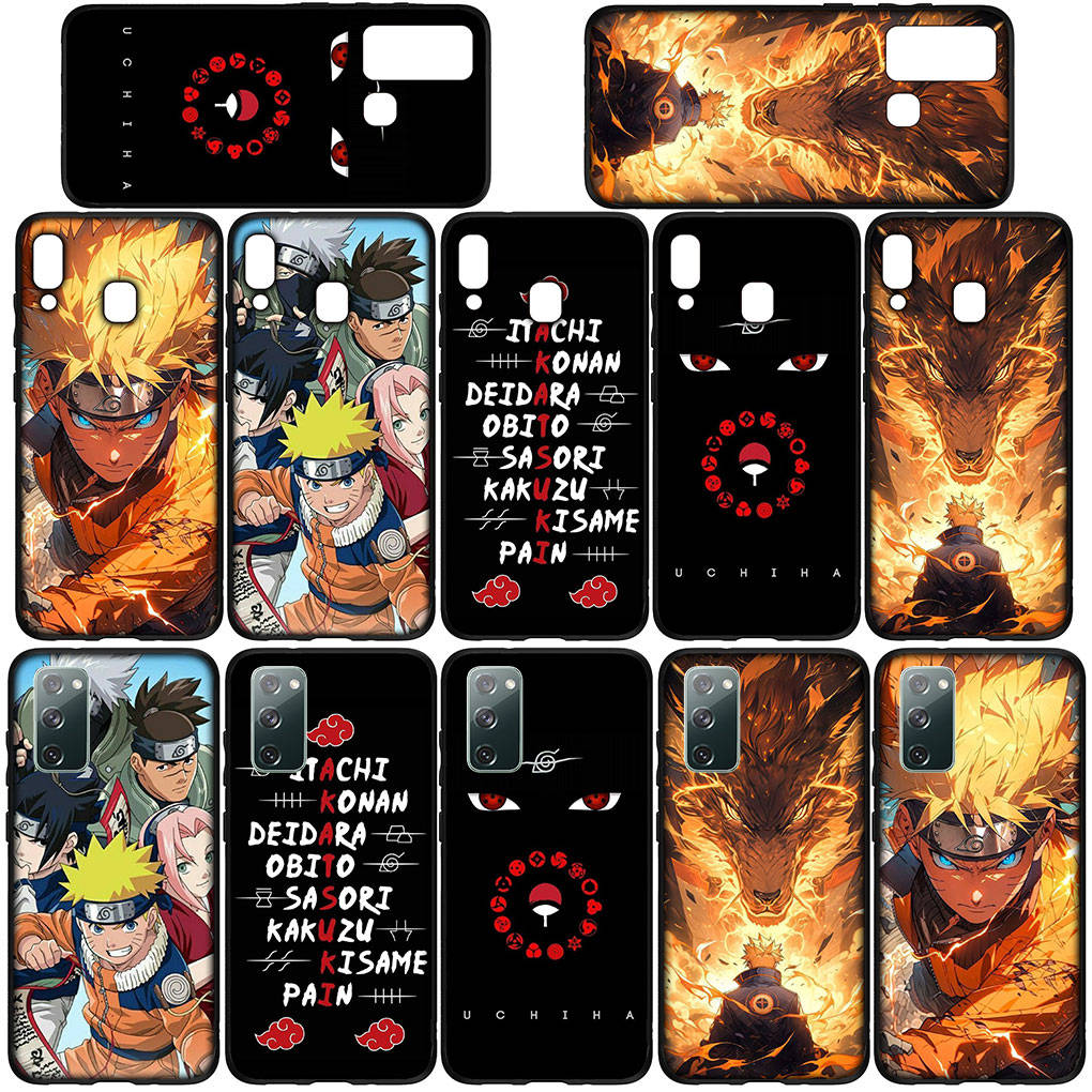 Чехол для iPhone 16 15 Xiaomi Redmi Note 14 13 12 11 Pro Max X 16e Samsung Galaxy S25 S24 S23 Moto OPPO Huawei Итачи Наруто Учиха Саске Чехол для телефона