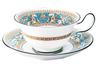 [Официально импортировано] Чайная пара Florentine Turquoise, Пион, Свадебный подарок, 1053239