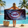 Aston Villa Football Beach Towel Soft Microfiber Summer Towel Quick Dry Absorbent Towel for Beach Swimming Pool Travel