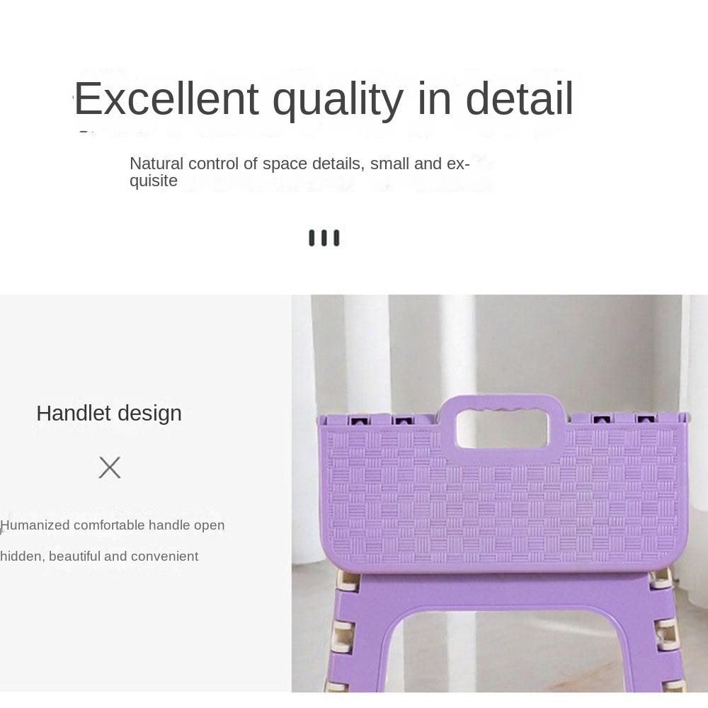 Пластиковая маленькая скамейка стул легкий табурет для смены обуви многоцелевой складной стул для рыбалки