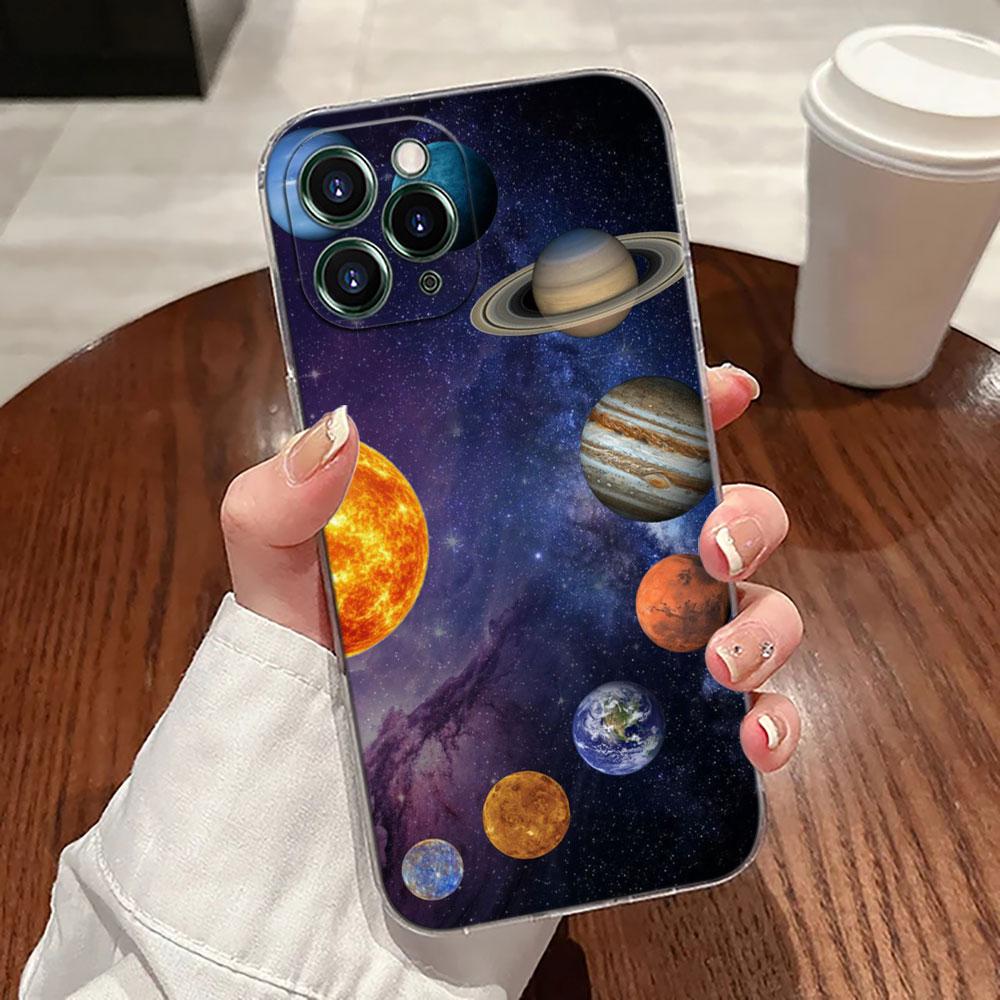 Космос Планета Луна Звезды Вселенная Чехол Для Apple iPhone 17 16 15 14 13 12 11 Pro Max 16 Plus 16E 17Air Case 17Pro Чехол для телефона