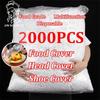 2000/1000/300/100pcs.Disposable Covers for Storing Products In the Refrigerator Plastic Packaging, Food Covers Shoe Covers, Shower Caps Bowls Hats Bag
