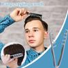 Придающая объем расческа с широкими зубьями для укладки волос Инструменты для завивки Пушистая текстура для мужчин Идеально подходит для всех типов волос Инструменты для укладки волос