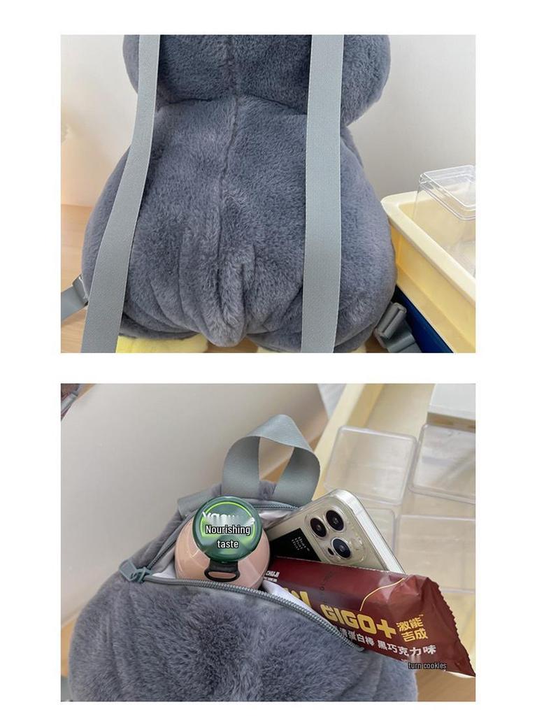 Adorable Cartoon Penguin Plush Backpack for Kids