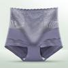 Lace Underwear Women's High Waist Briefs Belly Anti-bacterial Crotch Sexy Breathable Hollow Out Large Size Buttock Lift Women's Triangle Panties