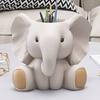 Elephant Pen Holder Fading-resistant Resin Desk Organizer Multifunctional Office Decor Perfect Desk