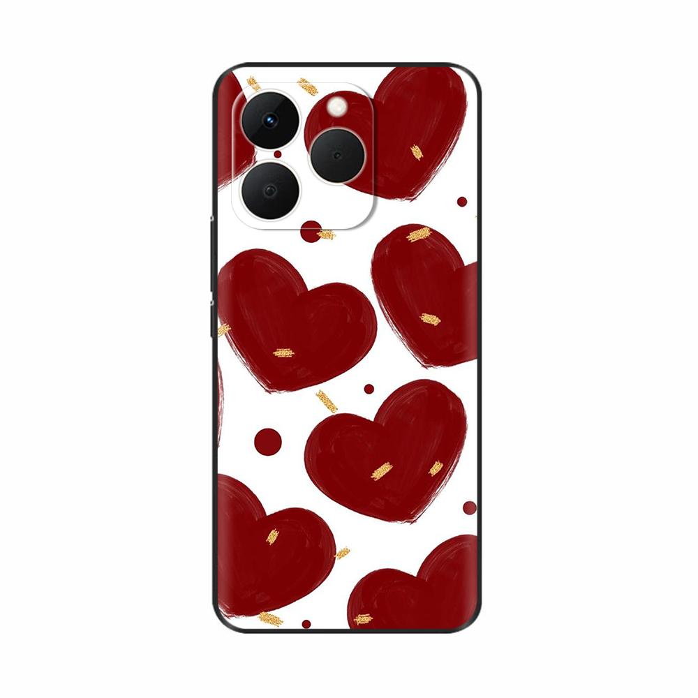 Чехол для Realme 15T Realme15 T Чехол для телефона Дракон Любовь Сердце Мультяшный Рисунок Задняя Крышка Для Realme 15 Pro 15T Мягкие Силиконовые Чехлы