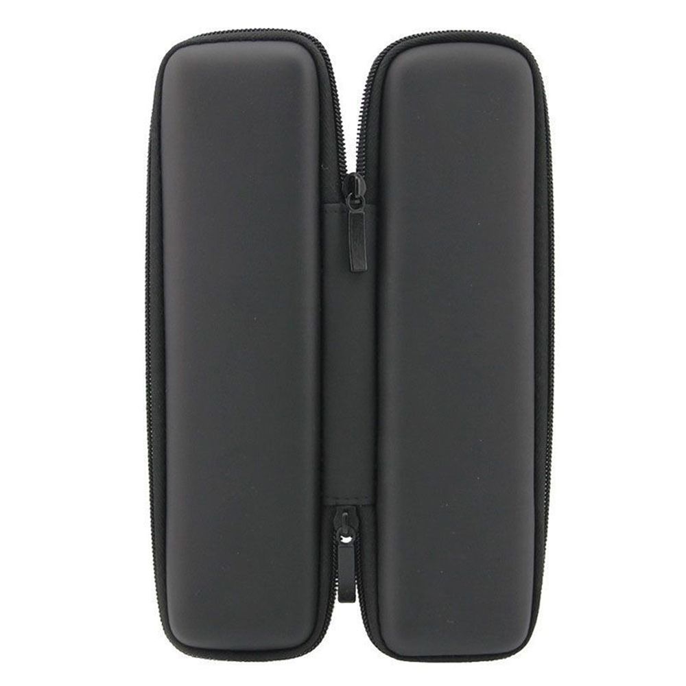 Black Makeup Box Earphone Pouch EVA Hard Shell Storage Bag Pen Case Pencil Holder Stationery Cover